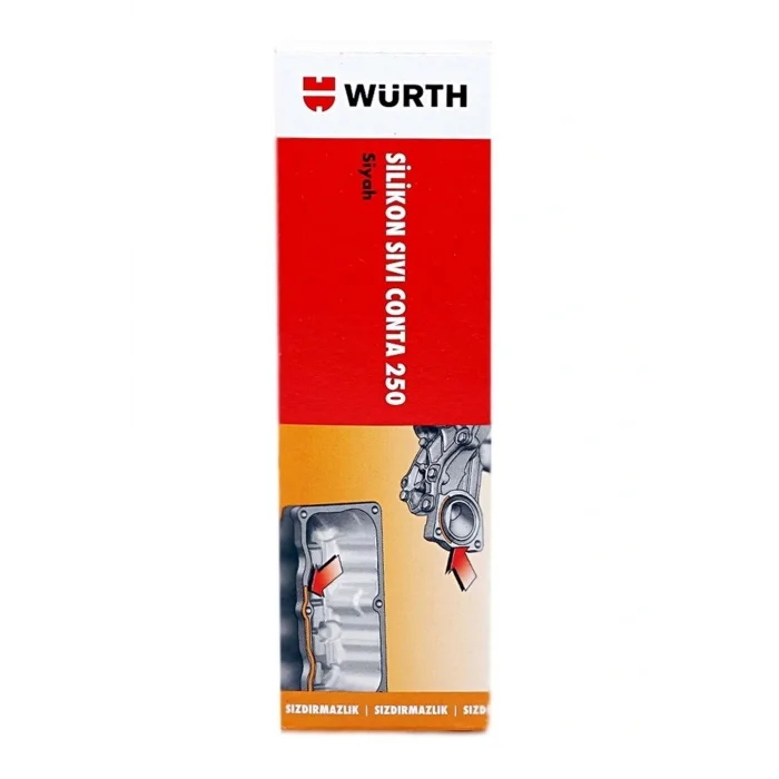 Genel Ürün Silikon Sıvı Conta Siyah 250c 70 ml