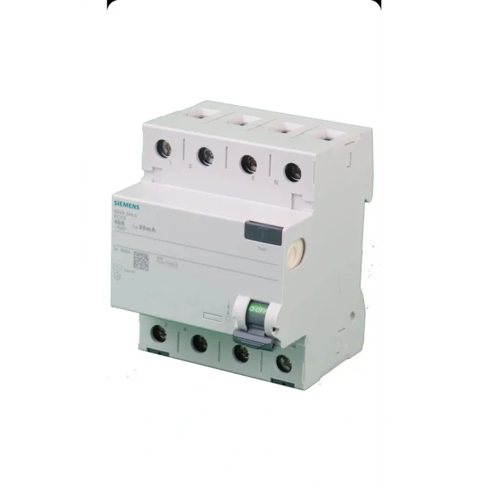 Genel Ürün 5sv4344-0 40a 30ma 400v (3 Faz+nötr) Kaçak Akım Koruma Rölesi