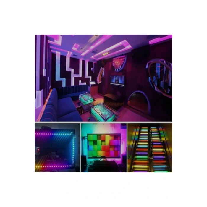 Genel Ürün Akıllı Şerit Led Set (5 METRE KUMANDA TRAFO)ct-4030