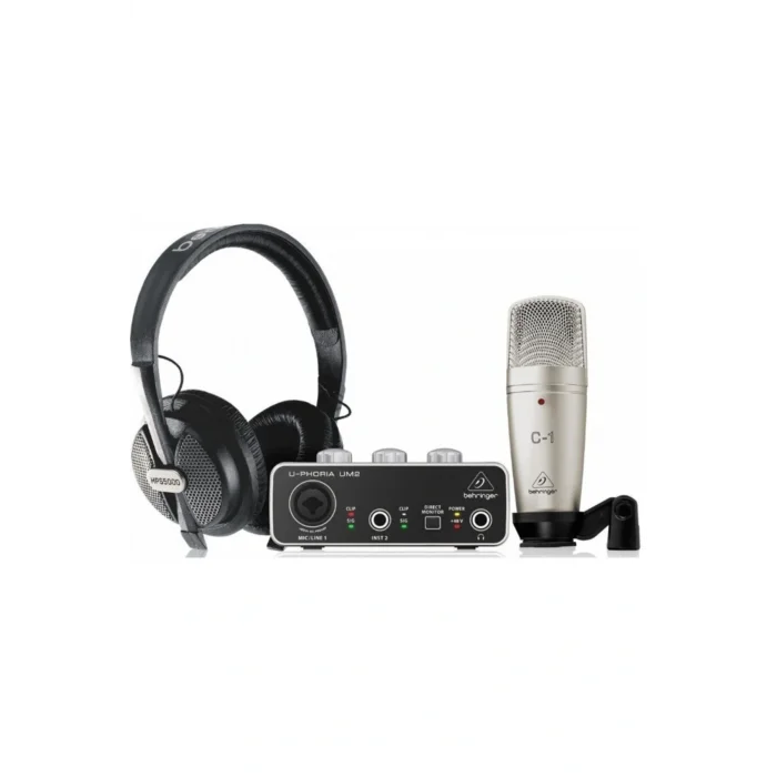 Genel Ürün U-phoria Studio Kayıt Seti (C-1 Mikrofon, Um2 Ses Kartı, Hps5000 Kulaklık)