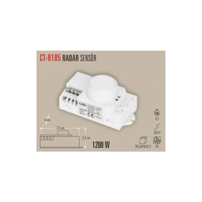 Genel Ürün RADAR SENSÖR 1200 w
