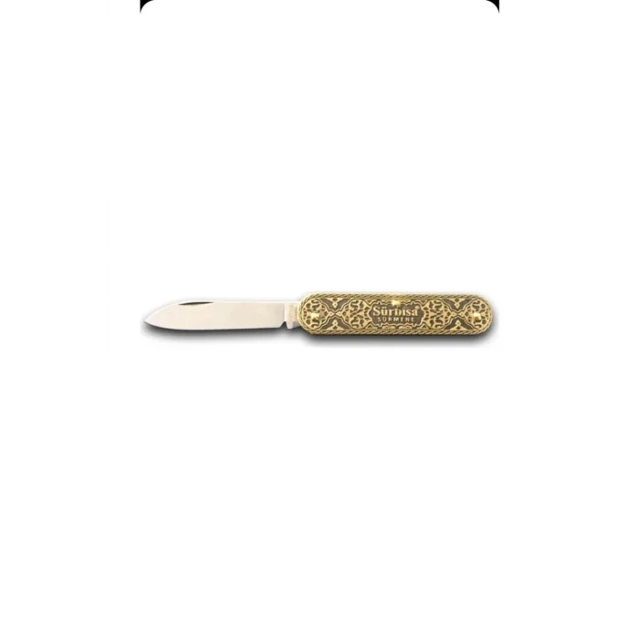 Genel Ürün Sürbısa 61803 Pirinç Işlemeli Çakı Bıçağı 5,5cm