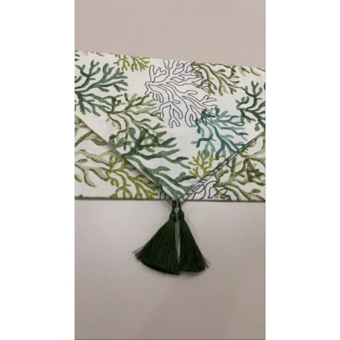 Genel Ürün Mercan Desenli Runner