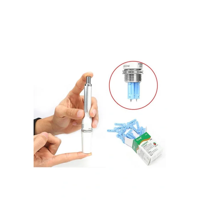 Hacamat Seti Hacamat Kalem Iğnesi - Lanset 100 Adet ( Sadece Iğne/lanset Içerir )