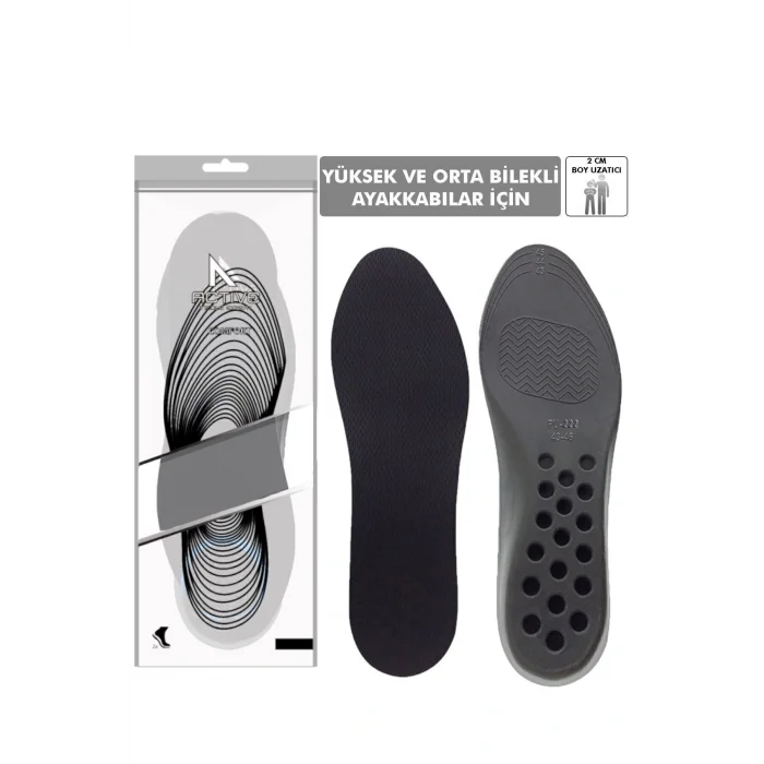 Genel Ürün 2 Cm Boy Uzatıcı Ayakkabı Iç Tabanı, Içten Görünmez, Hava Yastıklı Ayakkabı Tabanı