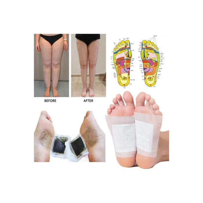 Genel Ürün 10 Adet Bitkisel Detox Ayak Bandı Toksin Atıcı Detoksu Bantı Kinok