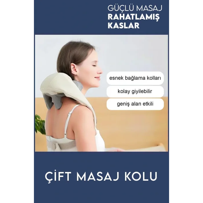 Genel Ürün İnsan Eli Hissi Veren Şarjlı Masaj Aleti – Ovmalı, Boyun, Sırt Ve Bacak Masaj Cihazı