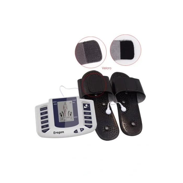 Genel Ürün Erg-301 Pulse Dijital Elektronik Masaj Aleti Terlikli Terapi Fizik Tedavi Tens Cihazı