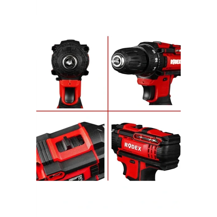 Genel Ürün Matkap Rdx3321 Şarjlı Akülü Matkap 12 V Çift Akülü Vidalama