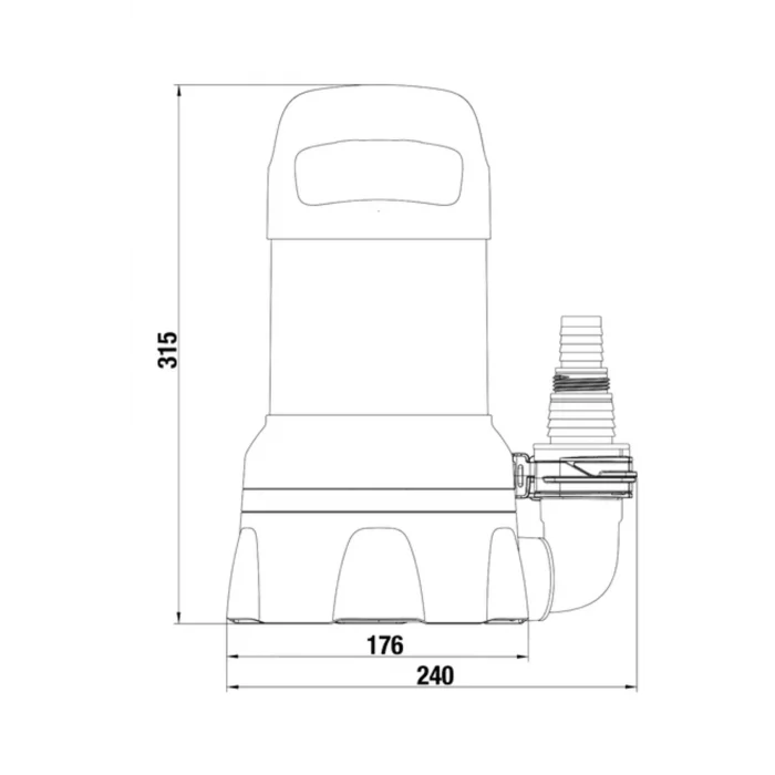 Genel Ürün 9032 Temiz Su Dalgıç Pompası 11000