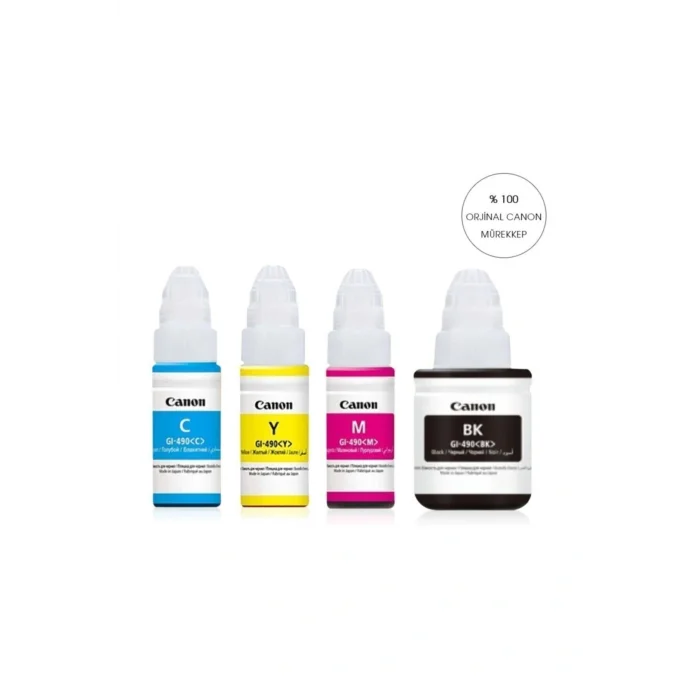 AGLpazarlama Gı-490 Mürekkep Seti G2411/g2415/g3411/g3415/g4411 Orjinal Kutusuz