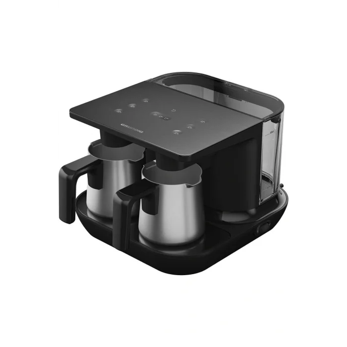 Genel Ürün İkili  Türk Kahvesi Makinesi Çelik Cezveli 1.5 Litre Su Kapasitesi