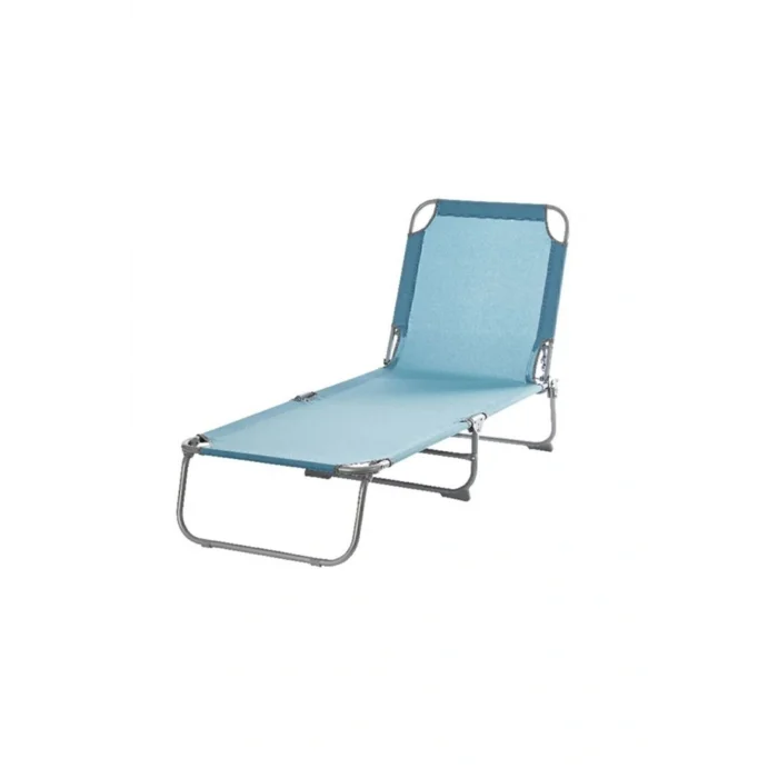 Genel Ürün Şezlong 2li Katlanabilir Bahçe Plaj Şezlongu Mavi 2li Takım, Mavi Şezlong, Bahçe, Şezlongu