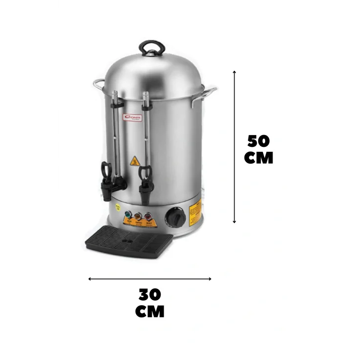 Genel Ürün CTV-120 Mezzo Çay Makinesi 120 Bardak Çay Otomatı 12 LT Semaver 2000W