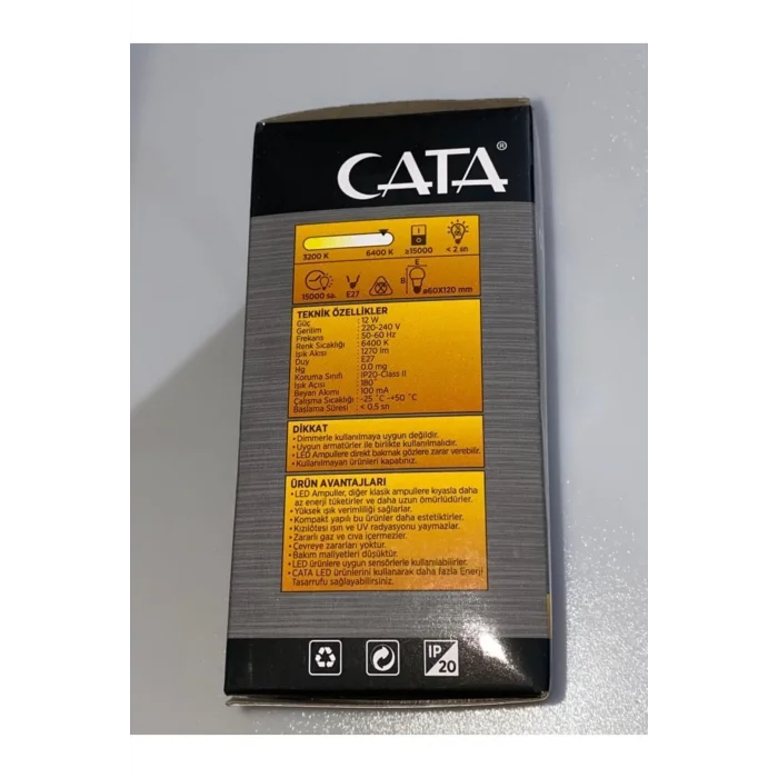 Genel Ürün CT-4259 SENSÖRLÜ AMPUL 12WATT