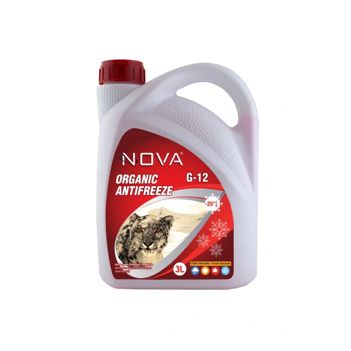 Genel Ürün -25 Derece Organik Kırmızı Antifriz 3 Litre -hazır Antifiriz