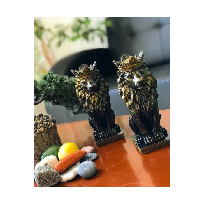 Biblo Ev Dekorasyon Hediyelik Aslan Kral Biblo