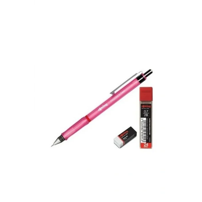 Genel Ürün Visuclick Versatil 3lü Okul Seti Pembe 0.7 Mm