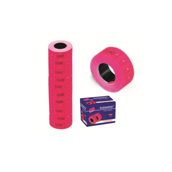 Genel Ürün Elegance 210p Fiyat Etiketi Pembe 10lu (1 PAKET 10 ADET)