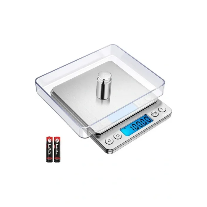 Genel Ürün 2 Yıl Hassas Terazi Professional Lcd Ekran Mutfak Ve Kuyumcu Epoksi Terazi Tartı - 500 Gr./0.01 Gr.