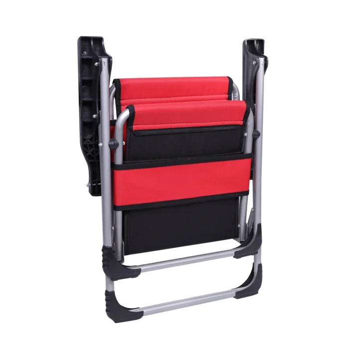 Genel Ürün Kırmızı LÜKS ÇOÇUK KAMP SANDALYESİ Tekli Metal Çocuk Kamp Sandalyesi