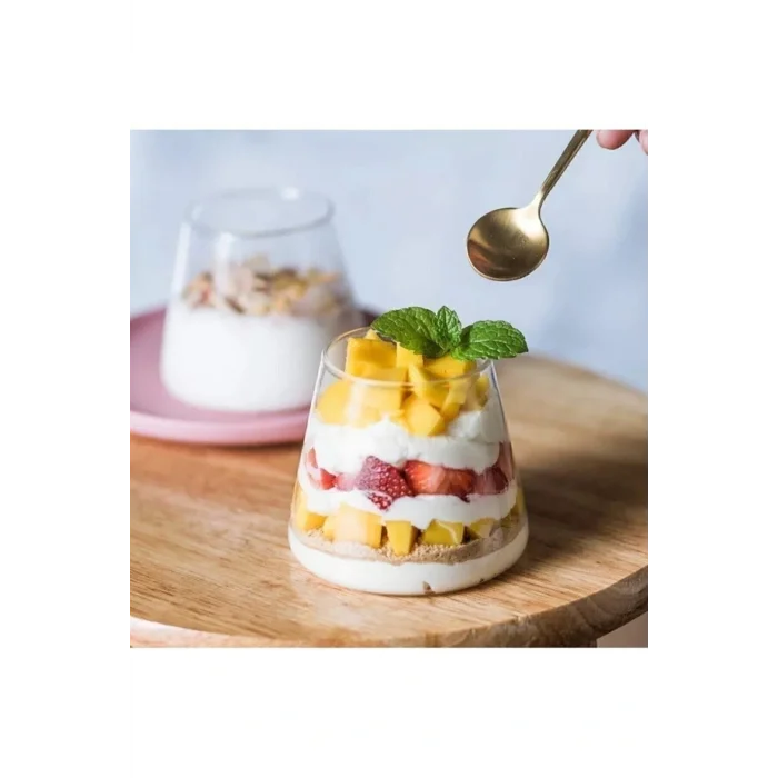 Genel Ürün Magnolia Bardak Borosilikat Isıya Dayanıklı Koni Sunum Ve Meşrubat Bardağı 300 ml