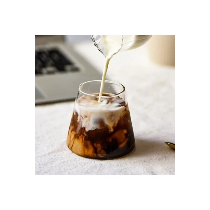 Genel Ürün Magnolia Bardak Borosilikat Isıya Dayanıklı Koni Sunum Ve Meşrubat Bardağı 300 ml