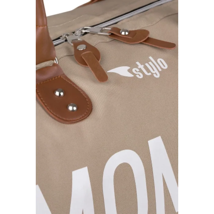 Genel Ürün Mommy Bag Usa Anne Bebek Bakım Ve Kadın Çantası - Bej