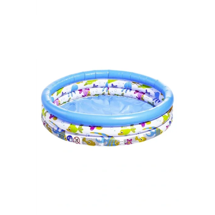 Genel Ürün Desenli Çocuk Havuzu 3 Bölmeli 51008 102 Cm