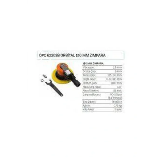 Genel Ürün Opc 62303b 150mm Havalı Orbital Zımpara