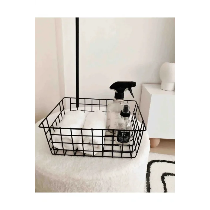 Dolap Düzenleyici Tel Sepet, Masaüstü Organize, Düzenleyici, Dolap İçi Organizer, Çok Amaçlı Düzenleyici