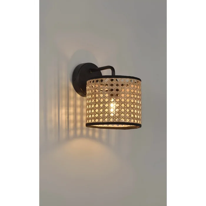 Genel Ürün Modern Pilli Aplik Hasır Pilli Aplik Elektrik Tesisatı Gerektirmez Tak Kullan