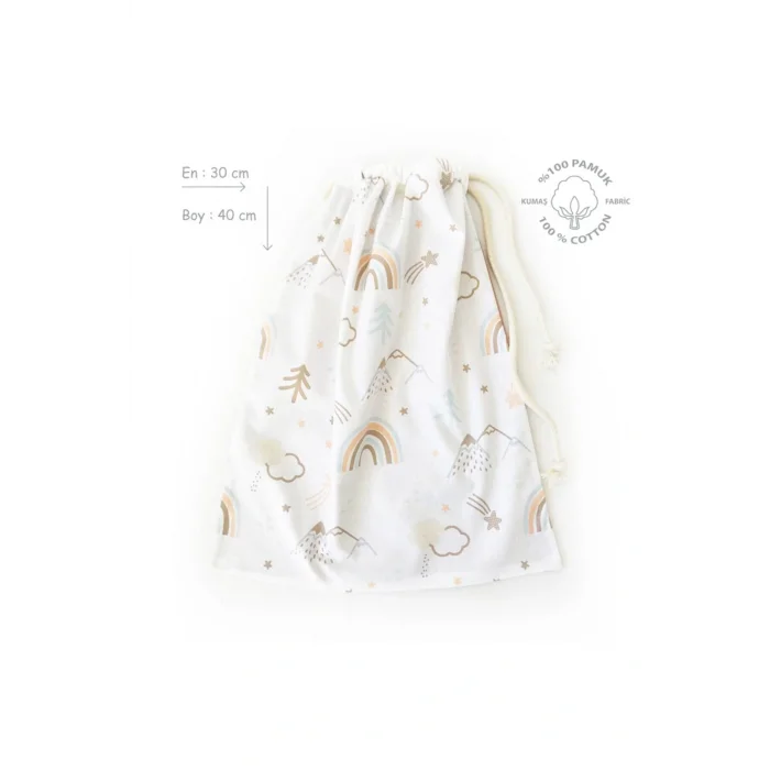 Genel Ürün Gökkuşağı Desen Kese