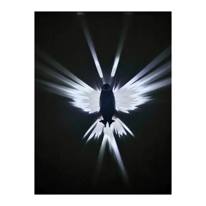 Lamba Kartal Şeklinde 3d Baskı Ile Üretilmiş Özel Üretim Dekoratif Gece Lambası/aplik