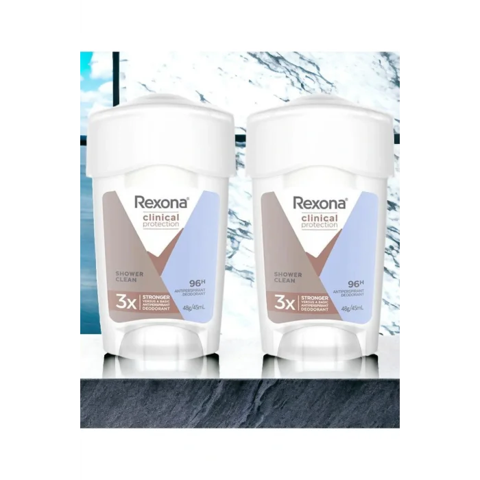Genel Ürün 2 Adet Kadın Deo Stick Clinical Protection Shower Clean (2x45 Ml)