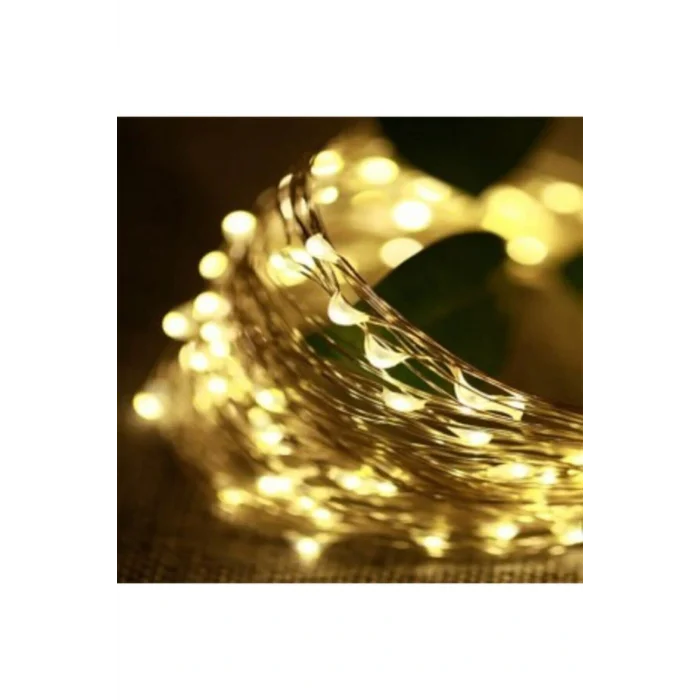 Genel Ürün Dekoratif Yeşil Yapraklı Yapay Sarmaşık Ve 3 Metre Peri Led Gün Işığı