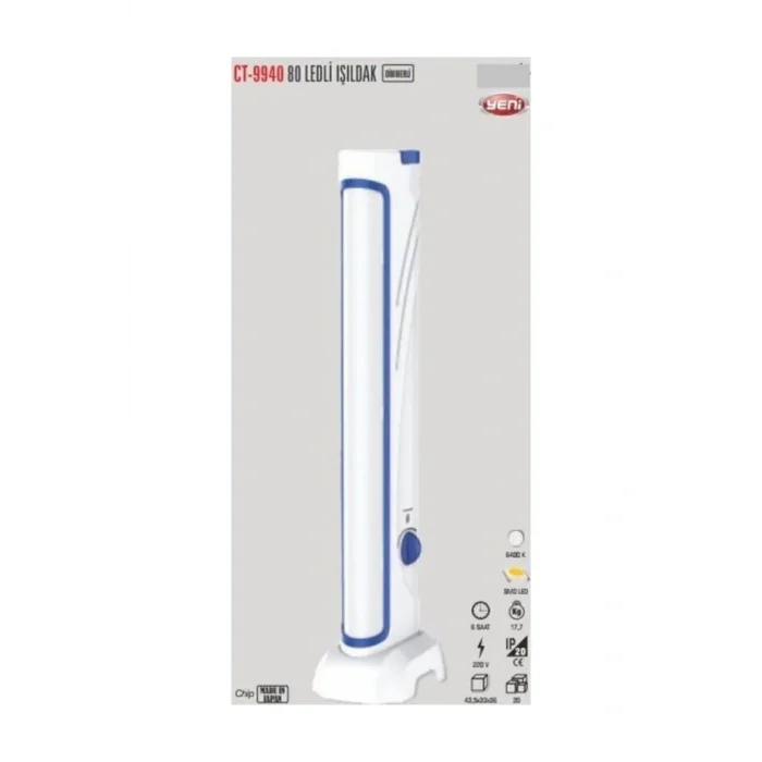 Kol Saati Ct-9940 80 Ledli Dimmerli 6 Saat Şarjlı Ayarlı Işıldak Ct-9940