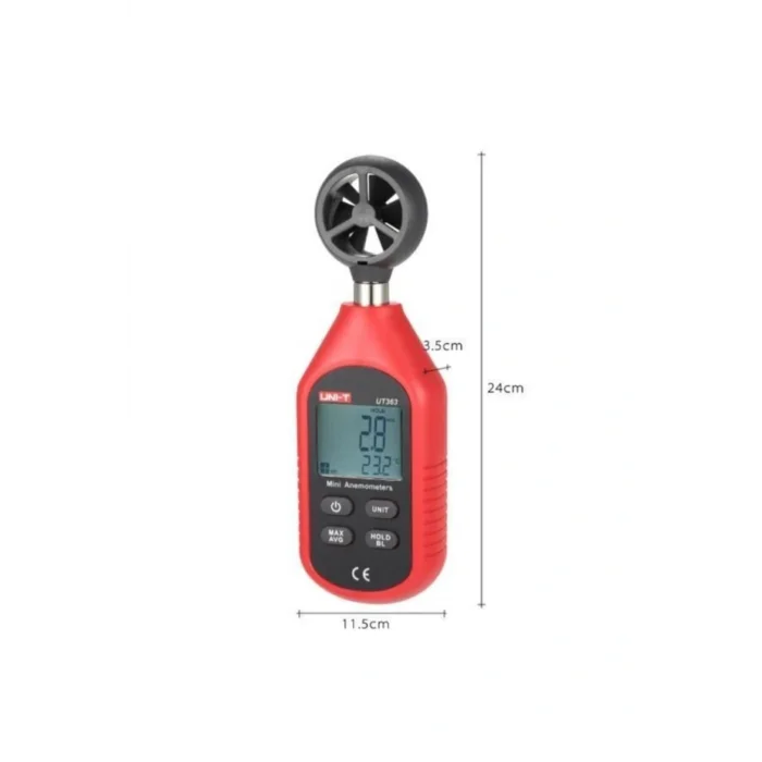 Genel Ürün Unı-t Ut 363 Mini Dijital Rüzgar Ölçer / Anemometre Ut363