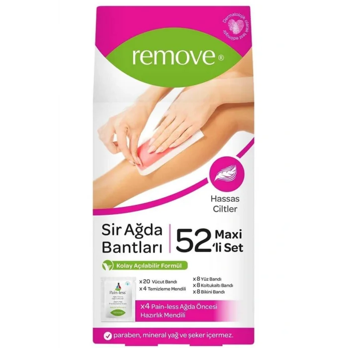 Genel Ürün Sir Ağda Bandı 52li Hassas Cilt--Saklı Güzellik--