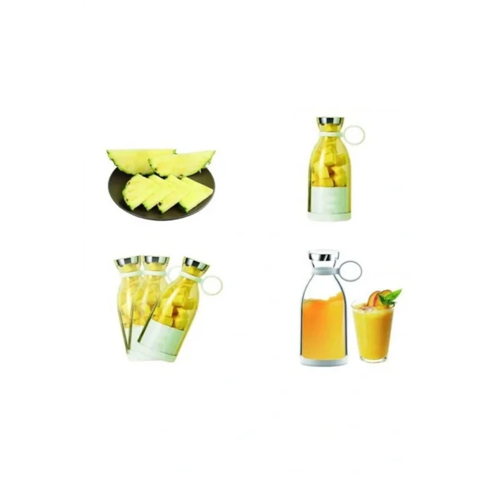 Genel Ürün Taşınabilir Şarjlı Bardak Blender Meyve Sıkcağı Smoothie El Blenderı