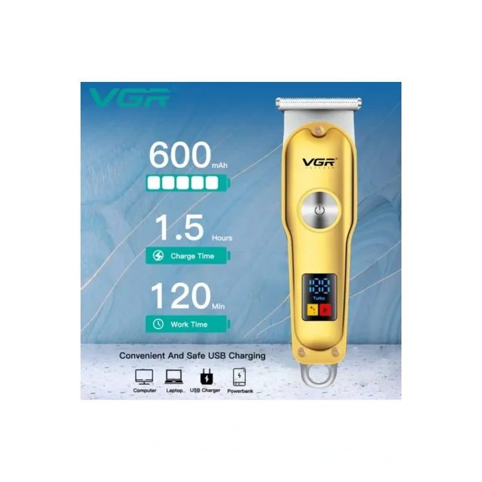 Genel Ürün V-290 Digital Ekran Saç Sakal Kesme Makinesi