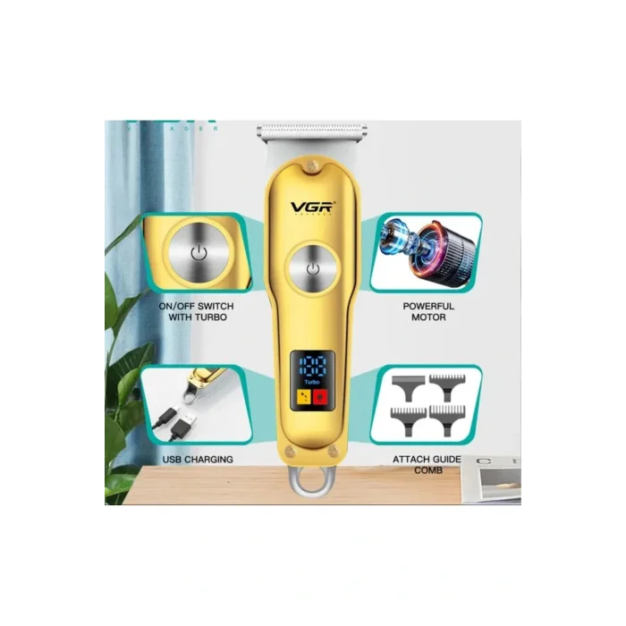 Genel Ürün V-290 Digital Ekran Saç Sakal Kesme Makinesi