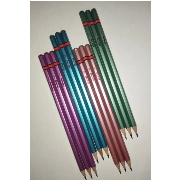 Genel Ürün Metalik Kurşun Kalem Hb 12 Adet