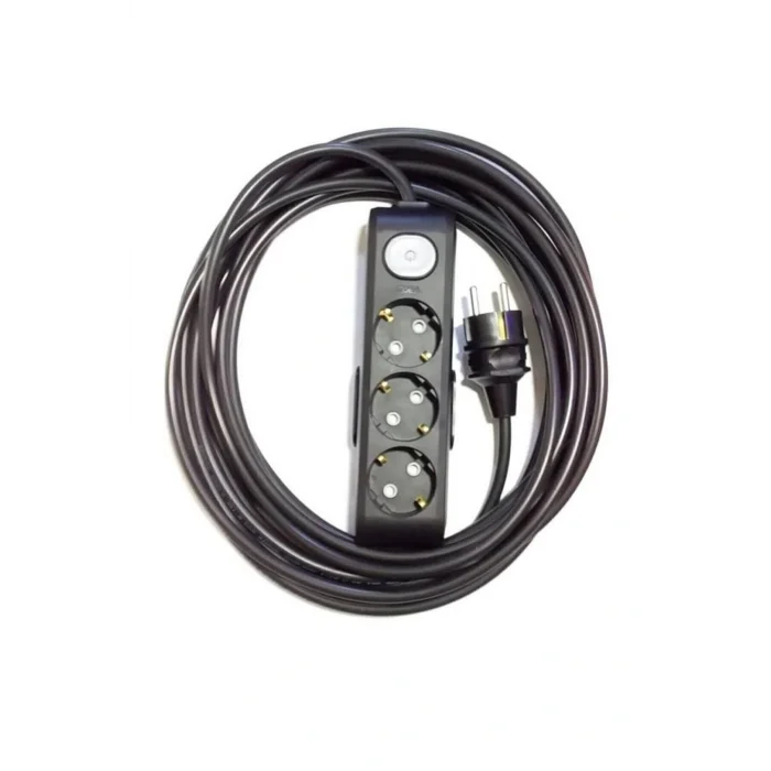 Genel Ürün Viko Ekonomik 3lü Topraklı Çocuk Korumalı Grup Priz 10 Metre Kablo