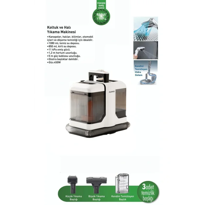 Genel Ürün LOBO Koltuk Ve Halı Yıkama Makinesi Oto Koltuğu Yıkama Spot Cleaner AUHMA