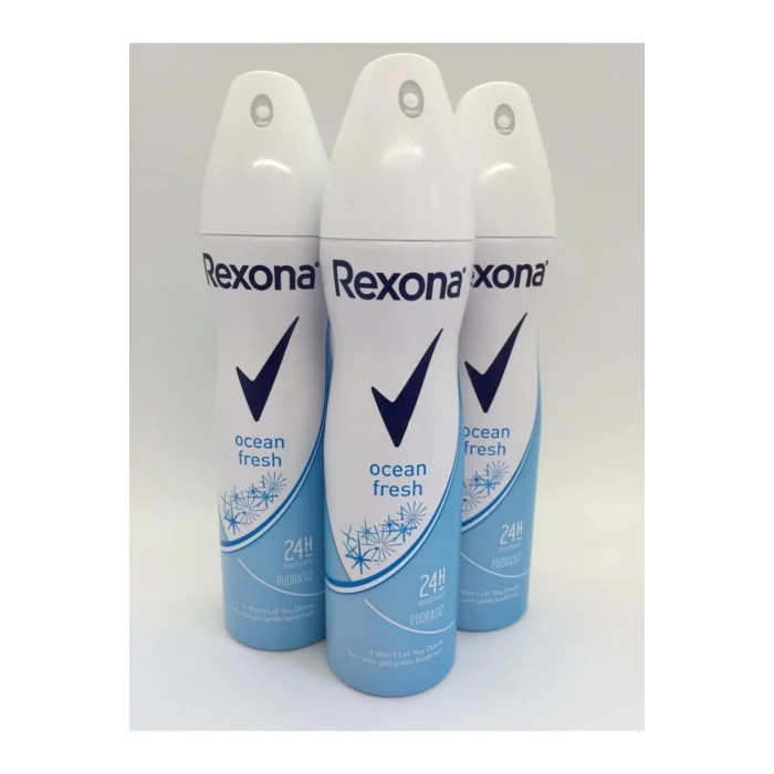 Genel Ürün Deodorant Sprey Ocean Fresh 150 Ml X 3 Adet