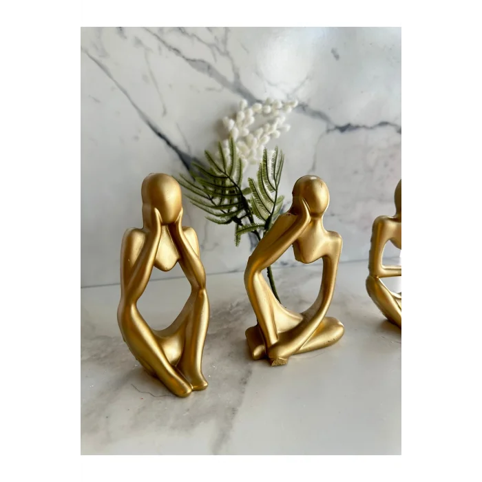 Biblo 3lü Düşünen Kadın Biblo Dekor