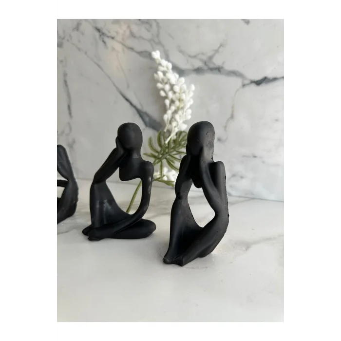 Biblo 3lü Düşünen Kadın Biblo Dekor