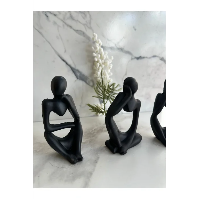 Biblo 3lü Düşünen Kadın Biblo Dekor