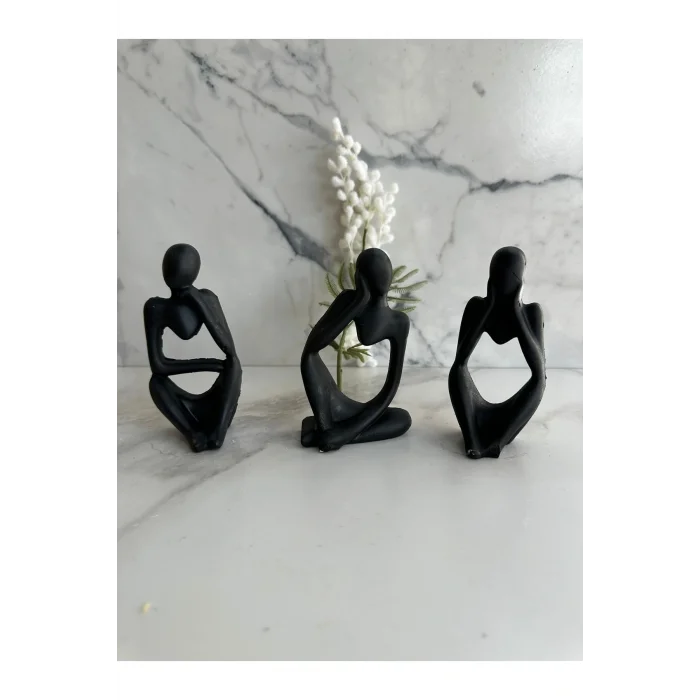 Biblo 3lü Düşünen Kadın Biblo Dekor
